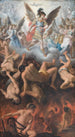 Die Fall der rebellischen Engel - Eugenio Cajés — Ansicht des Kunstwerks