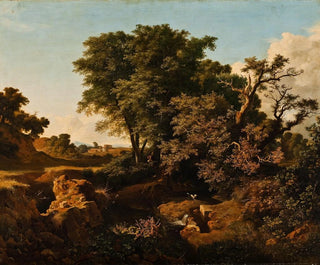 Italienisches Landschaftsgemälde - Eugenio Landesio — Ansicht des Kunstwerks