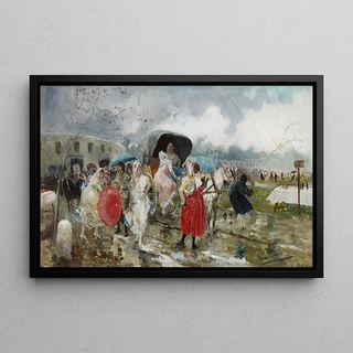 Eugenio Lucas Villamil - Leaving the Bullring Rain.webp