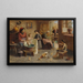 Eine glückliche Familie - Eugenio Zampighi — gerahmtes Bild an der Wand
