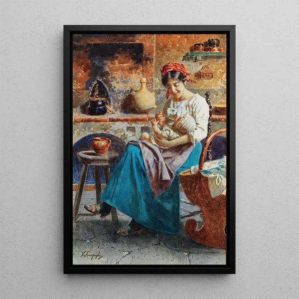 Eugenio Zampighi - La prima pappa.webp