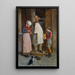 L'Ange de la miséricorde - Eugenio Zampighi — gerahmtes Bild an der Wand