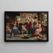Das Baby-Bad - Eugenio Zampighi — gerahmtes Bild an der Wand