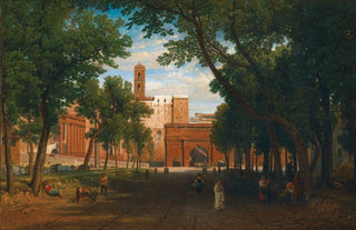 EugneFerdinand Buttura - Rome A View Of The Campo Vaccino.webp