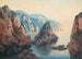 Calanques in der Nähe von Bougie in Algerien - Eugène-François-Adolphe Deshayes — Ansicht des Kunstwerks