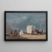 Approaching Storm - Eugène Boudin — gerahmtes Bild an der Wand