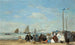 Strandszene in Trouville - Eugène Boudin — Ansicht des Kunstwerks
