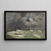 Coup de Vent devant Frascati, Le Havre - Eugène Boudin — gerahmtes Bild an der Wand