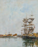 Deauville Le Bassin - Eugène Boudin — Ansicht des Kunstwerks