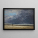 Deauville, niedrige Flut - Eugène Boudin — gerahmtes Bild an der Wand