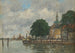 Dordrecht, ein Kai des Hafens - Eugène Boudin — Ansicht des Kunstwerks