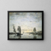 Eingang des Hafens, Le Havre - Eugène Boudin — gerahmtes Bild an der Wand