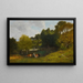 Umgebung von Honfleur - Eugène Boudin — gerahmtes Bild an der Wand