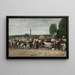Messe in der Bretagne - Eugène Boudin — gerahmtes Bild an der Wand