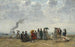 Figuren am Strand - Eugène Boudin — Ansicht des Kunstwerks