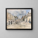 Messe von Plougastel - Eugène Boudin — gerahmtes Bild an der Wand