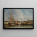 Fest im Hafen von Honfleur - Eugène Boudin — gerahmtes Bild an der Wand