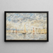 Honfleur, der Hafen - Eugène Boudin — gerahmtes Bild an der Wand
