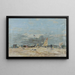 Landschaft - Eugène Boudin — gerahmtes Bild an der Wand