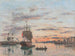 Le Havre, der Hafen der Zukunft - Eugène Boudin — Ansicht des Kunstwerks