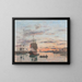 Le Havre, der Hafen der Zukunft - Eugène Boudin — gerahmtes Bild an der Wand