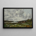 Landschaft Breton - Eugène Boudin — gerahmtes Bild an der Wand