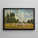 Landschaft Normandie - Eugène Boudin — gerahmtes Bild an der Wand