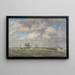 Vollmeer, die Ankerleute - Eugène Boudin — gerahmtes Bild an der Wand