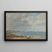 Saint-Vaast-la-Hougue La Baie - Eugène Boudin — gerahmtes Bild an der Wand