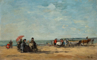 Eugne Boudin - Scne de plage (Case Conflict).webp