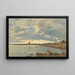 Saint-Vaast-la-Hougue - Eugène Boudin — gerahmtes Bild an der Wand