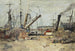 Die Fischkutter - Eugène Boudin — Ansicht des Kunstwerks