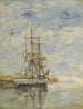 Drei-Mast-Schiff bei Anker - Eugène Boudin — Ansicht des Kunstwerks