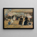 Trouville La Nourrice - Eugène Boudin — gerahmtes Bild an der Wand
