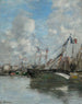 Trouville, gestrandete Boote - Eugène Boudin — Ansicht des Kunstwerks