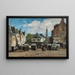 Ein Markt in der Bretagne - Eugène Boudin — gerahmtes Bild an der Wand