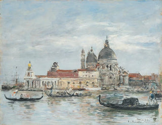 Eugne Boudin - Venise La Salute La Douane.webp