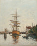 Venedig, die Uferpromenade der Giudecca - Eugène Boudin — Ansicht des Kunstwerks