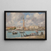 Venedig San Giorgio - Eugène Boudin — gerahmtes Bild an der Wand