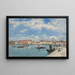 Venedig Blick von San Giorgio - Eugène Boudin — gerahmtes Bild an der Wand