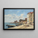 Villefranche, der Hafen - Eugène Boudin — gerahmtes Bild an der Wand