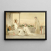 Der Christus bei Martha und Maria - Eugène Buland — gerahmtes Bild an der Wand