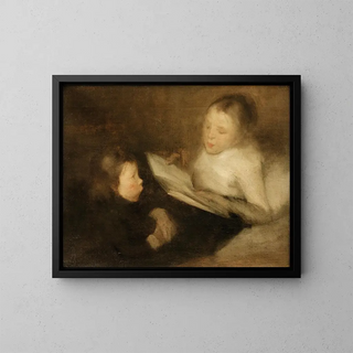 Eugne Carriere - A Nice Tale.webp