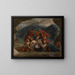 Lamentation du Christ - Eugène Delacroix — gerahmtes Bild an der Wand