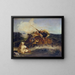 Arabische Fantasie - Eugène Delacroix — gerahmtes Bild an der Wand
