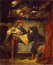 Faust und Mephistopheles - Eugène Delacroix — Ansicht des Kunstwerks