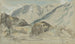 Berglandschaft - Eugène Delacroix — Ansicht des Kunstwerks