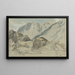 Berglandschaft - Eugène Delacroix — gerahmtes Bild an der Wand
