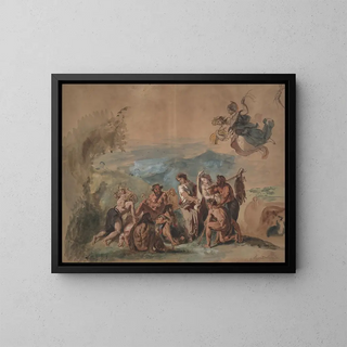 Eugne Delacroix - Orpheus Bringing Civilization to the Barbarian Ancestors of the Greeks.webp