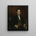 Portrait de Félix Guillemardet - Eugène Delacroix — gerahmtes Bild an der Wand